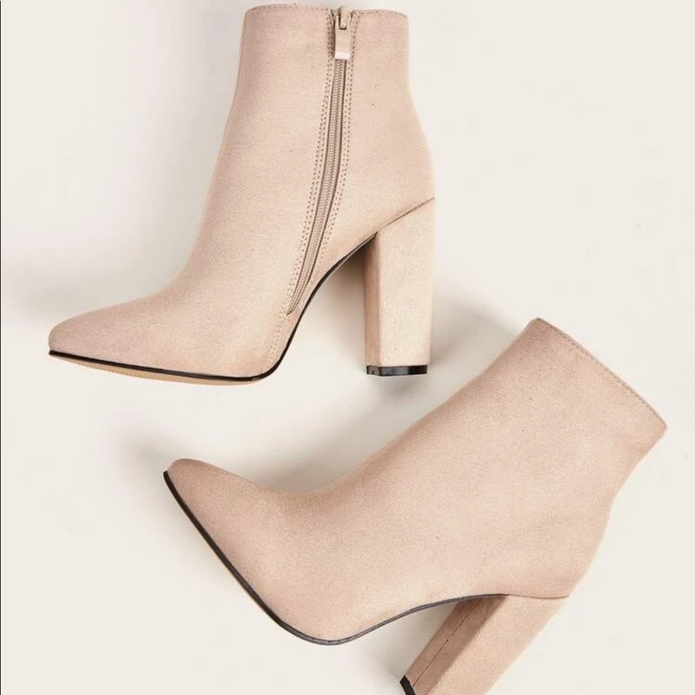 Blush booties